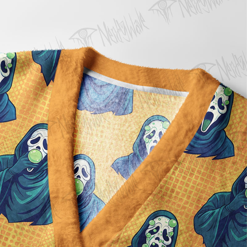 Ghostface Bubble Party Cardigan Sweater