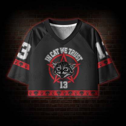Lucipurr Women's Cropped Mesh Jersey