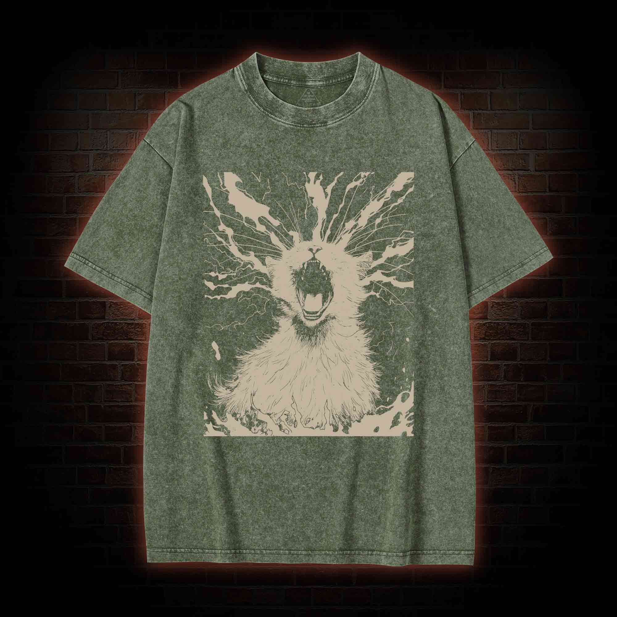 Black Cat Aether Washed T-shirt