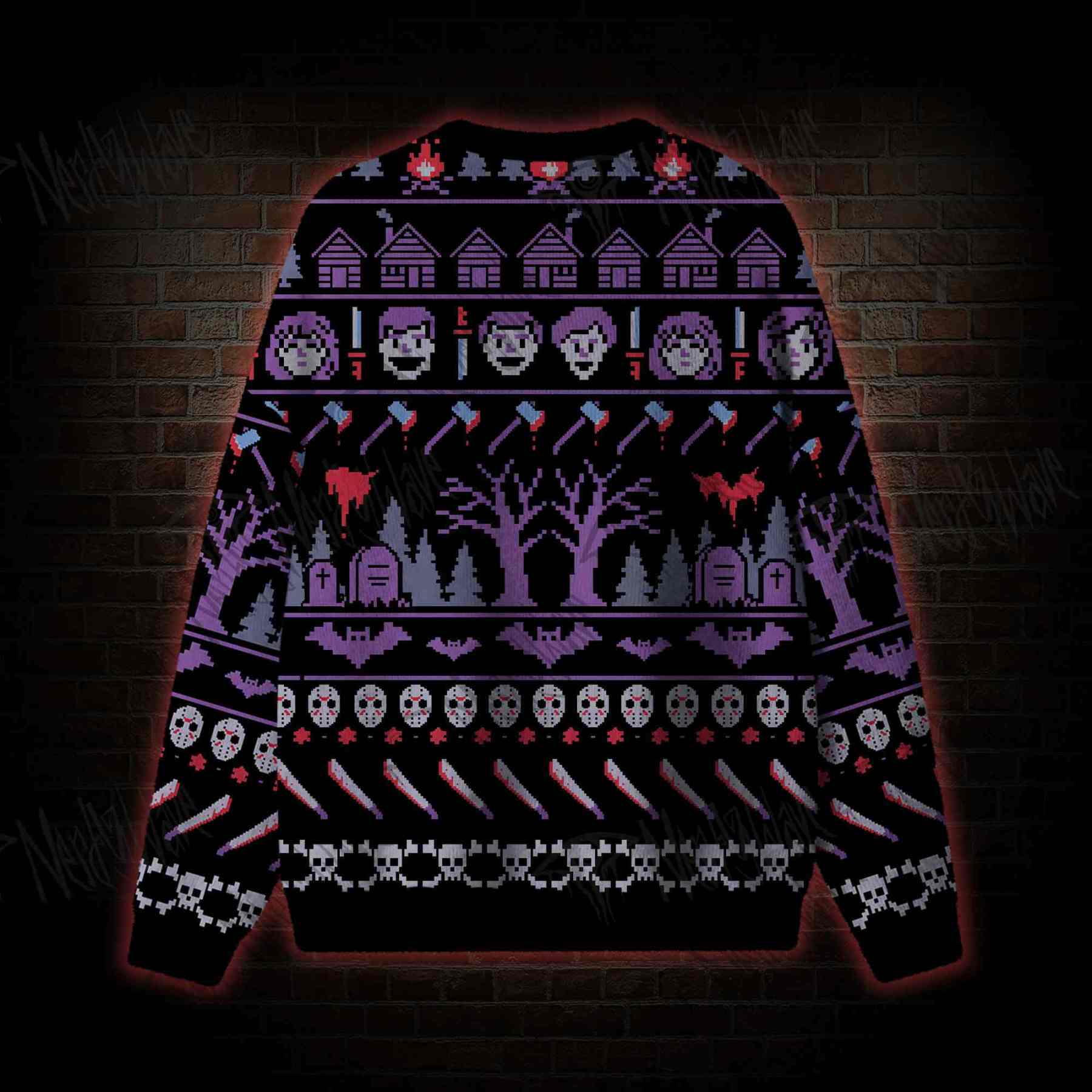 Game Over Graveyard Ugly Sweatshirts