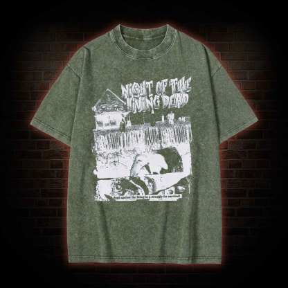 They're Coming to Get You Horror Washed T-shirt