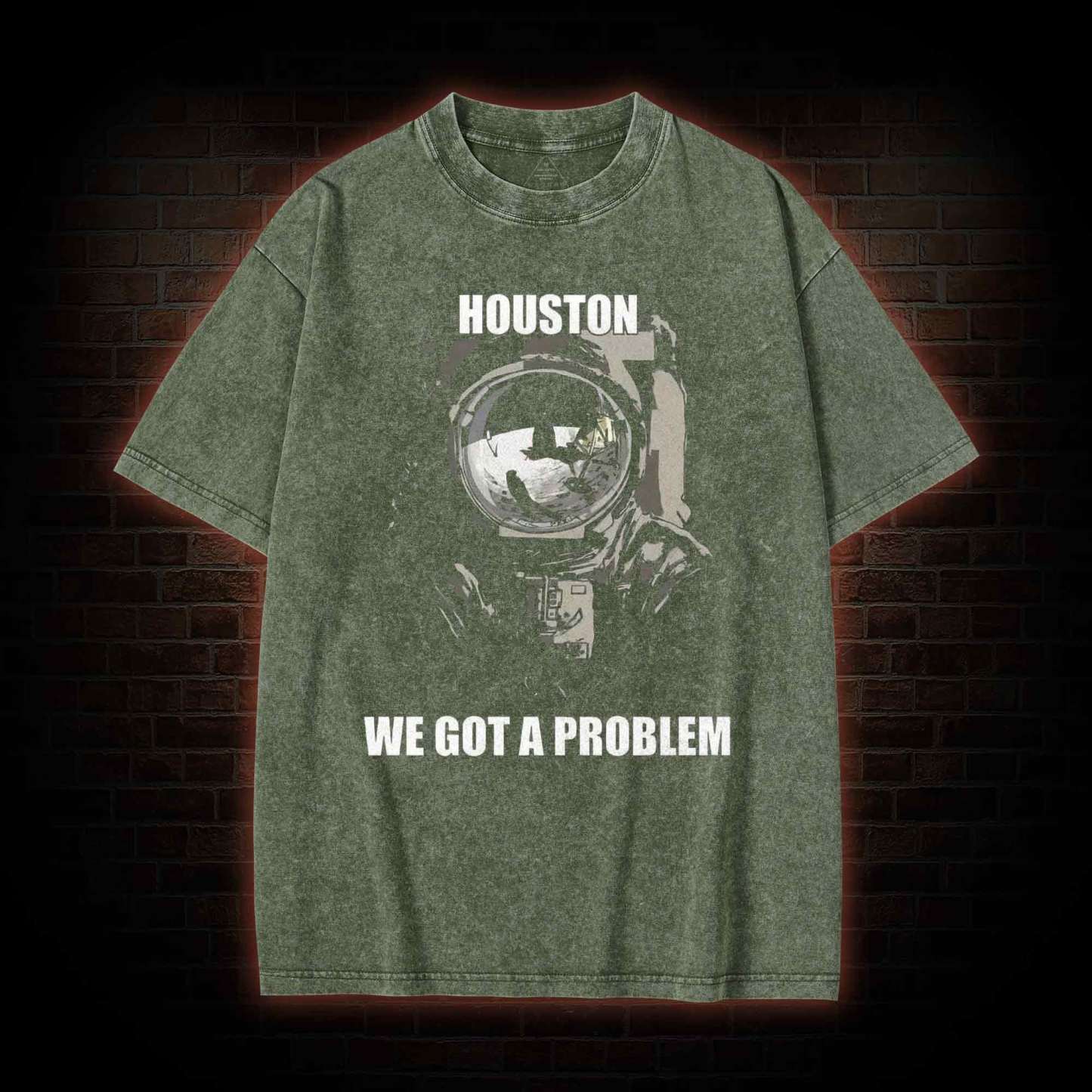 Houston, We Got A Problem Washed T-shirt