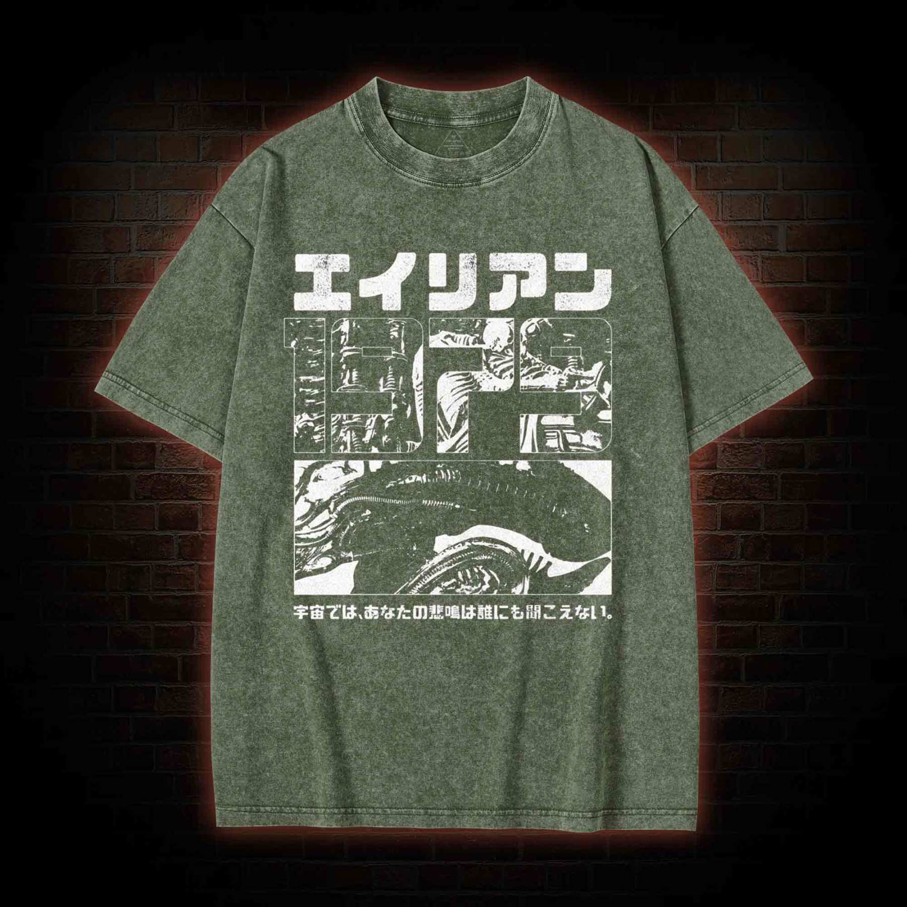 Alien Japanese Vintage Washed T-shirt