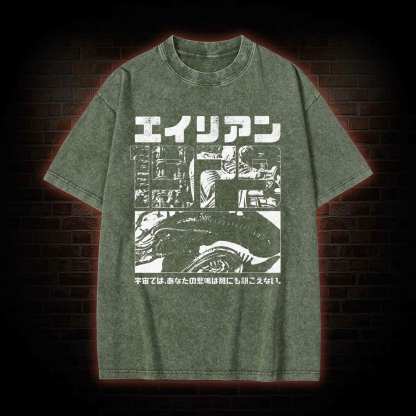 Alien Japanese Vintage Washed T-shirt