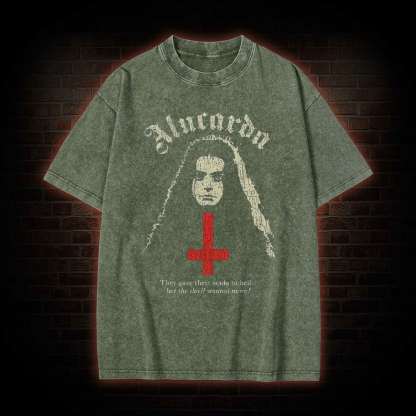 But Devil Wanted More Washed T-shirt