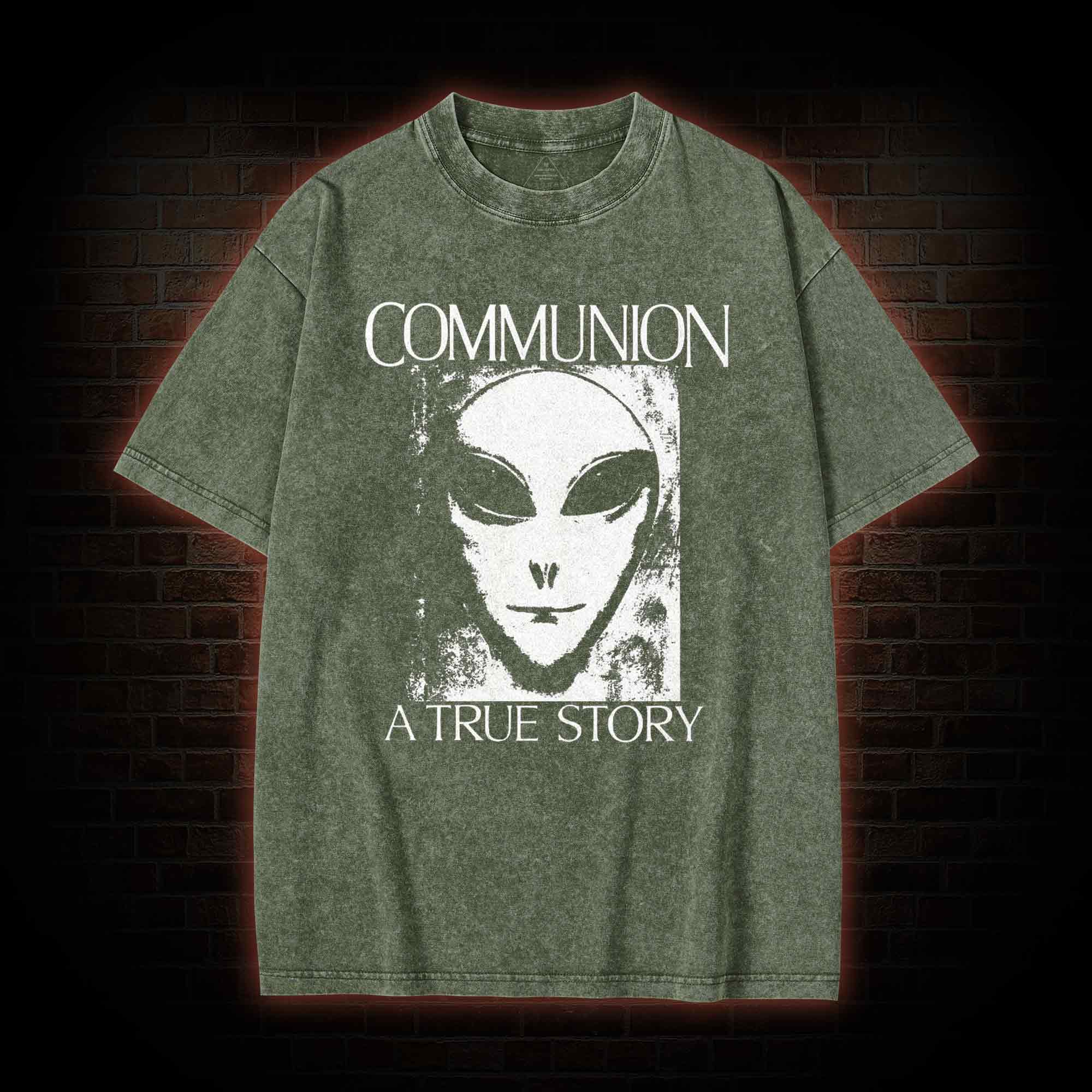 Communion a True Story Washed T-shirt