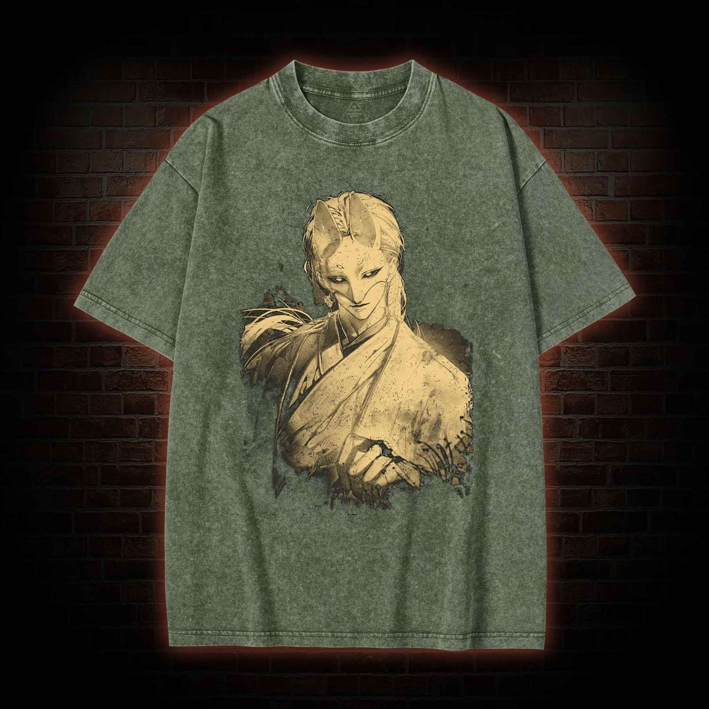 Fox Mask Washed T-shirt