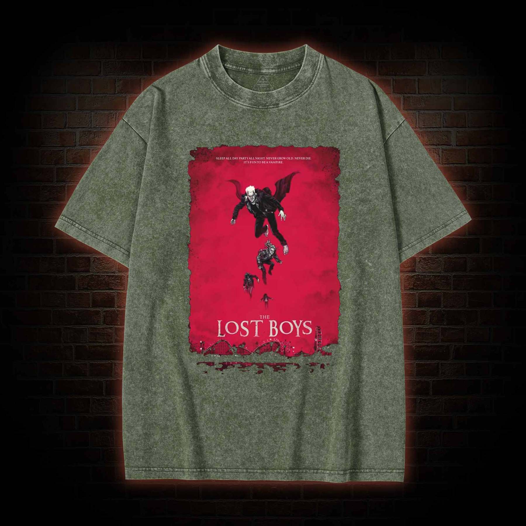 It's Fun to be a Vampire Washed T-shirt