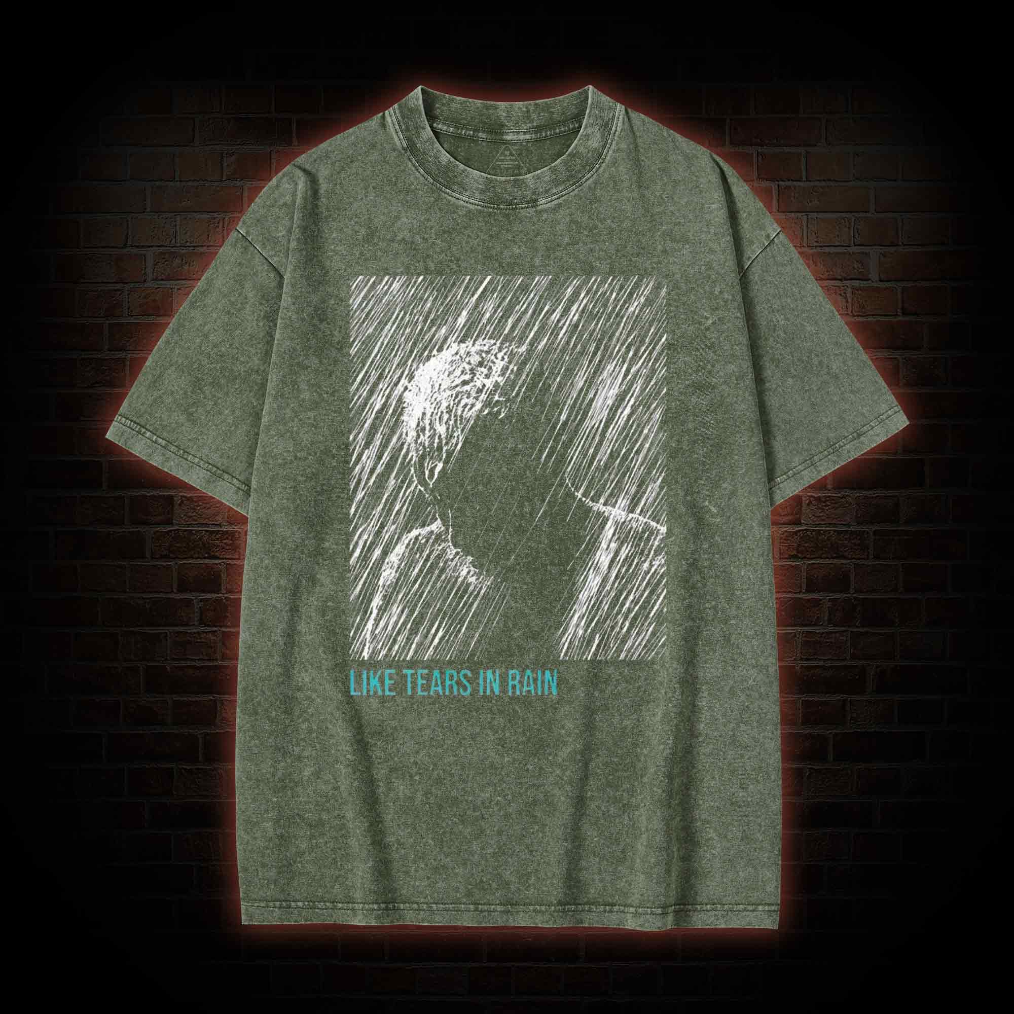 Like Tears In Rain Washed T-shirt