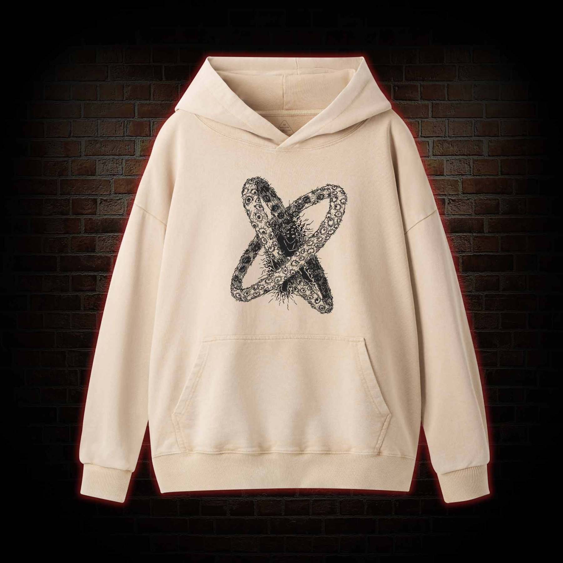 Biblically Accurate Angel Washed Hoodie