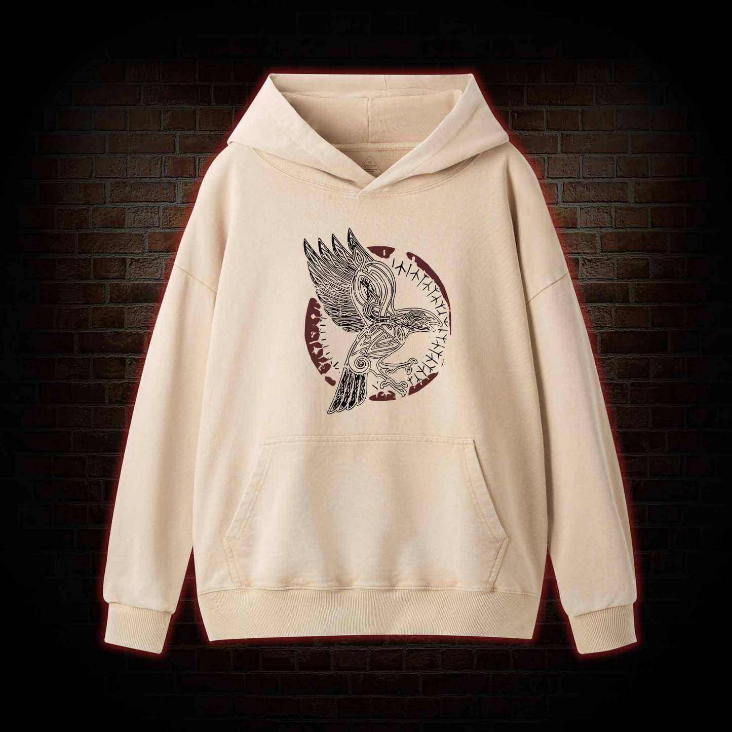 Odin's Raven Washed Hoodie