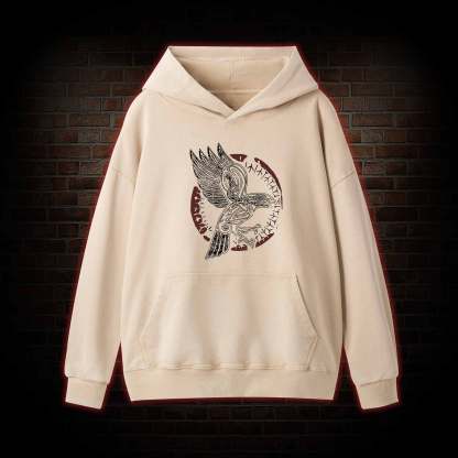 Odin's Raven Washed Hoodie