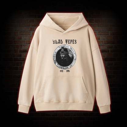 Vlad Vampire Gothic Washed Hoodie