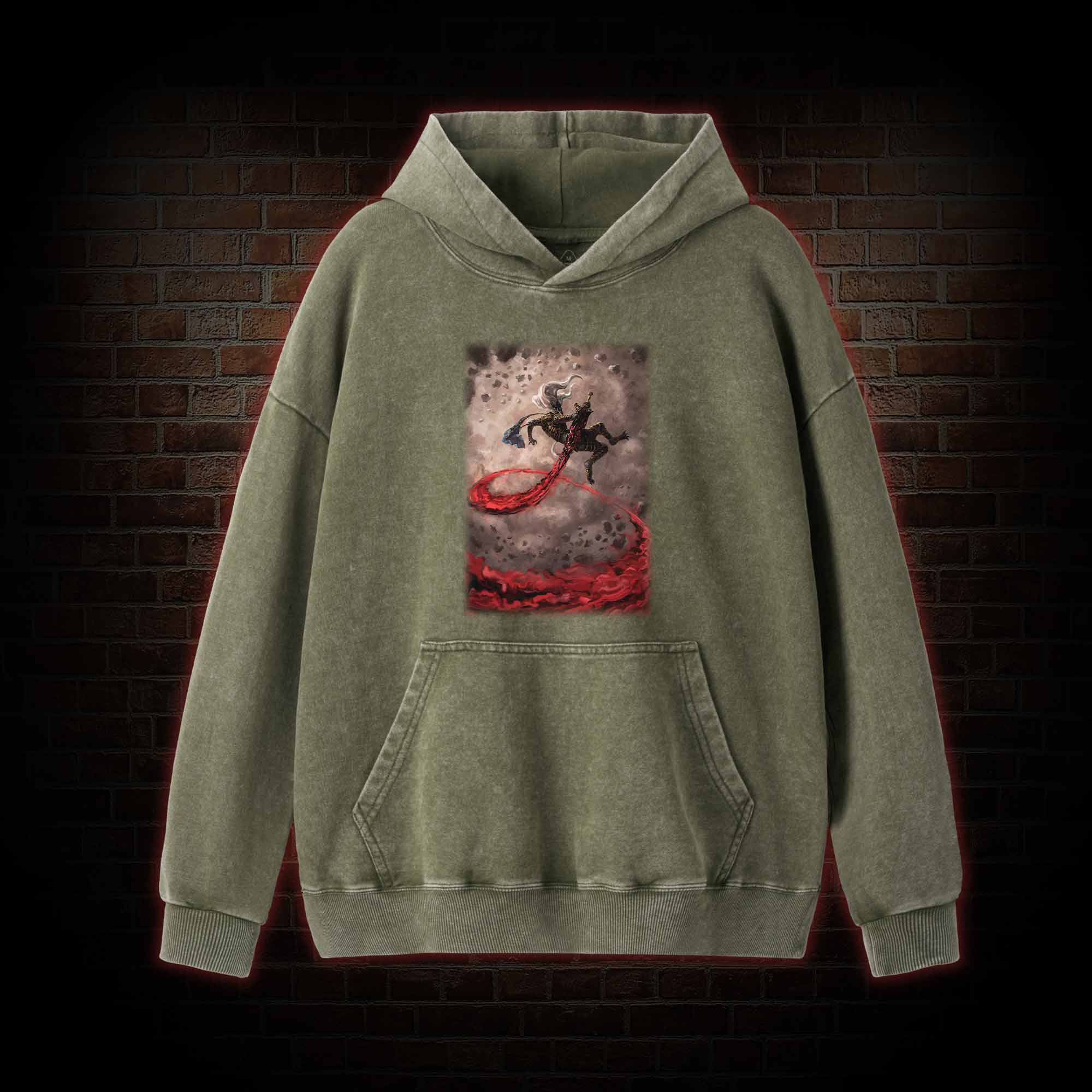 Blood Sword Washed Hoodie
