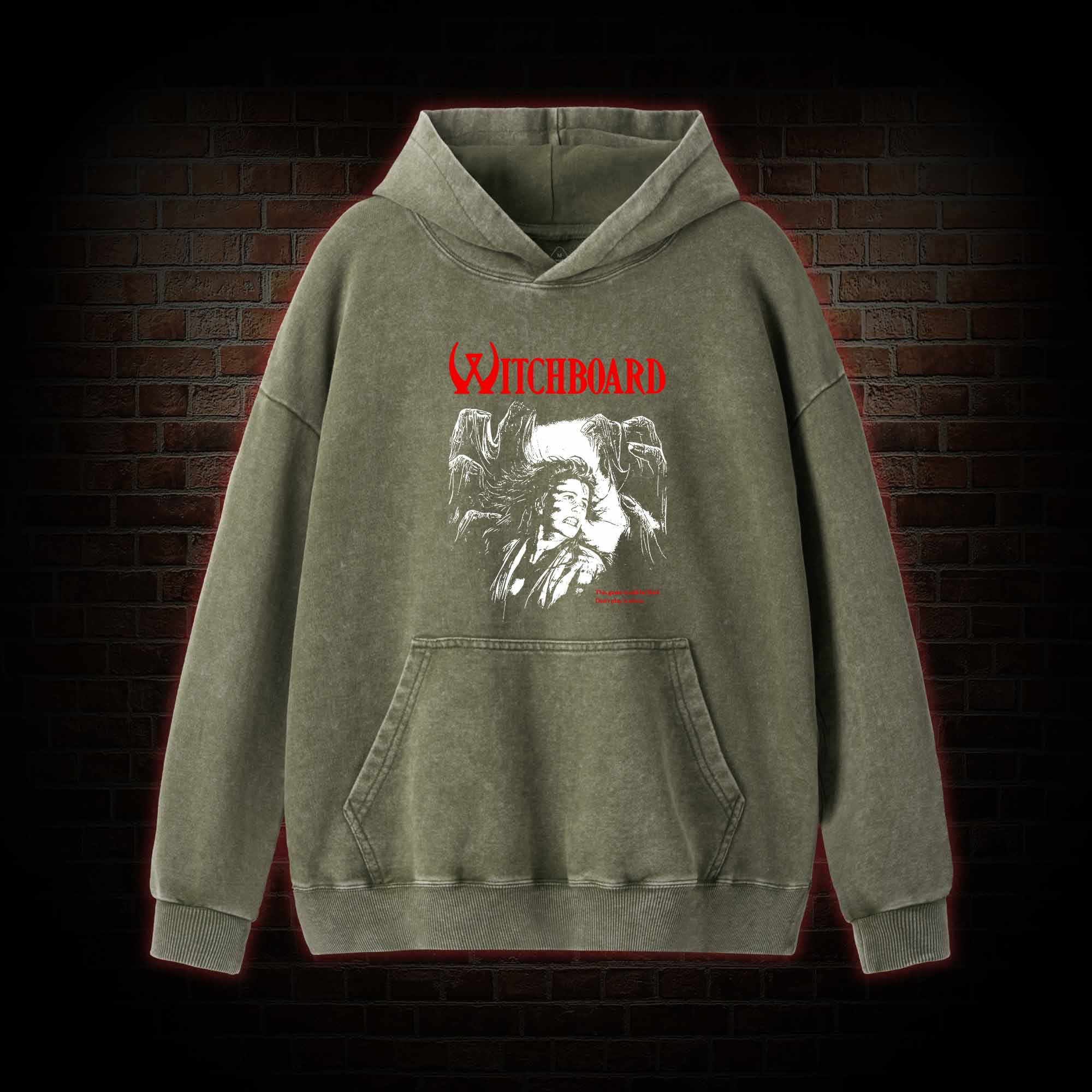 Witch Board Washed Hoodie