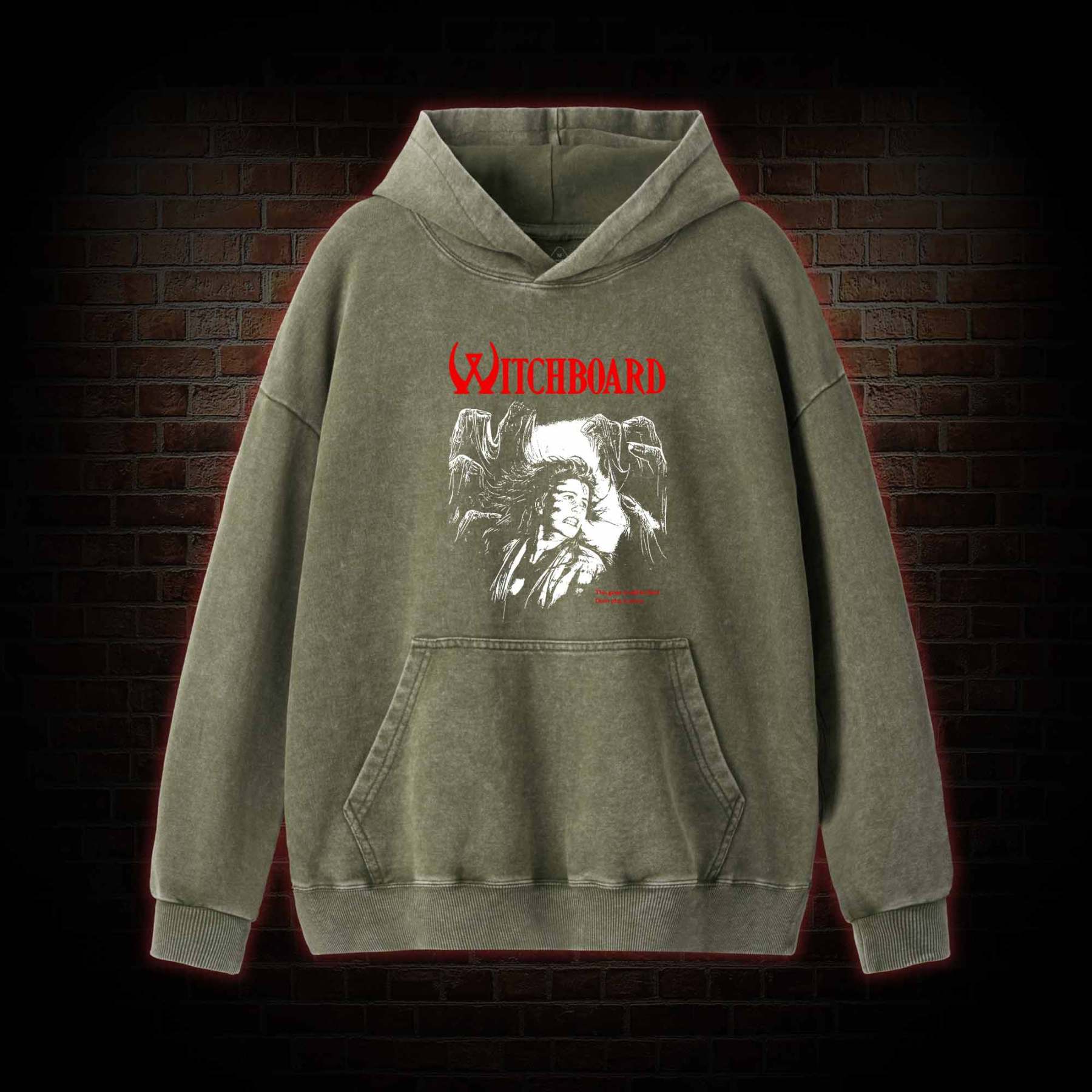 Witch Board Washed Hoodie