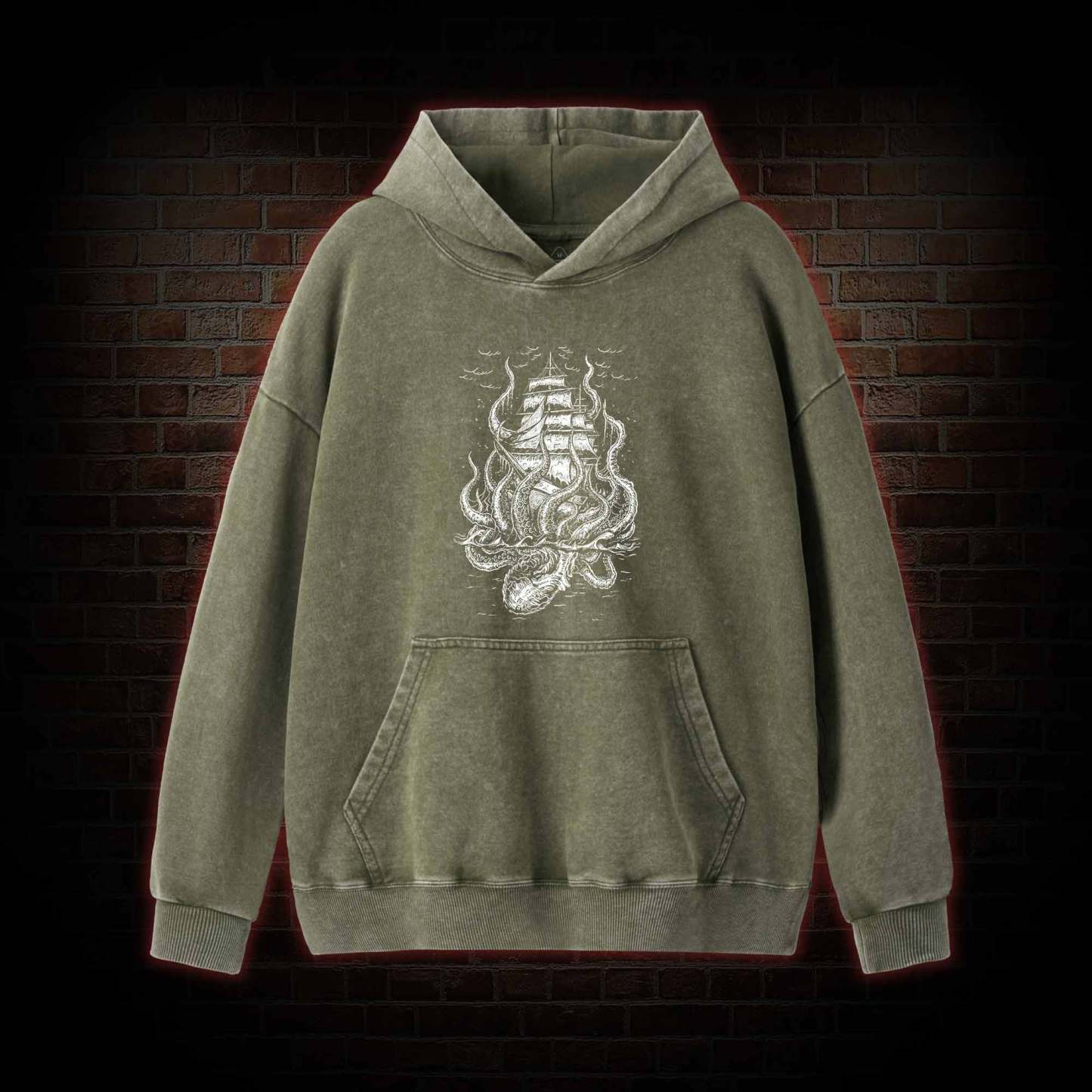 Cthulhu Mythos Washed Hoodie