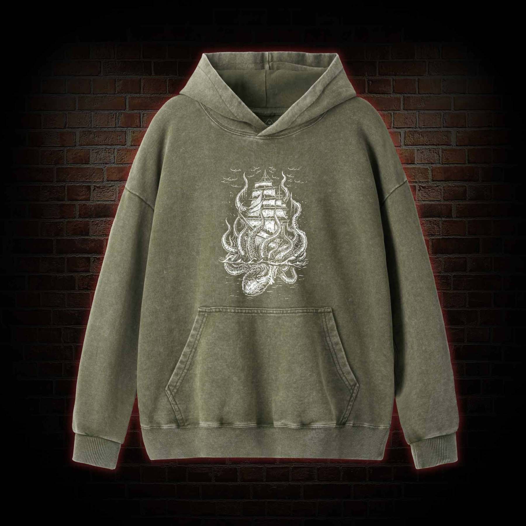Cthulhu Mythos Washed Hoodie