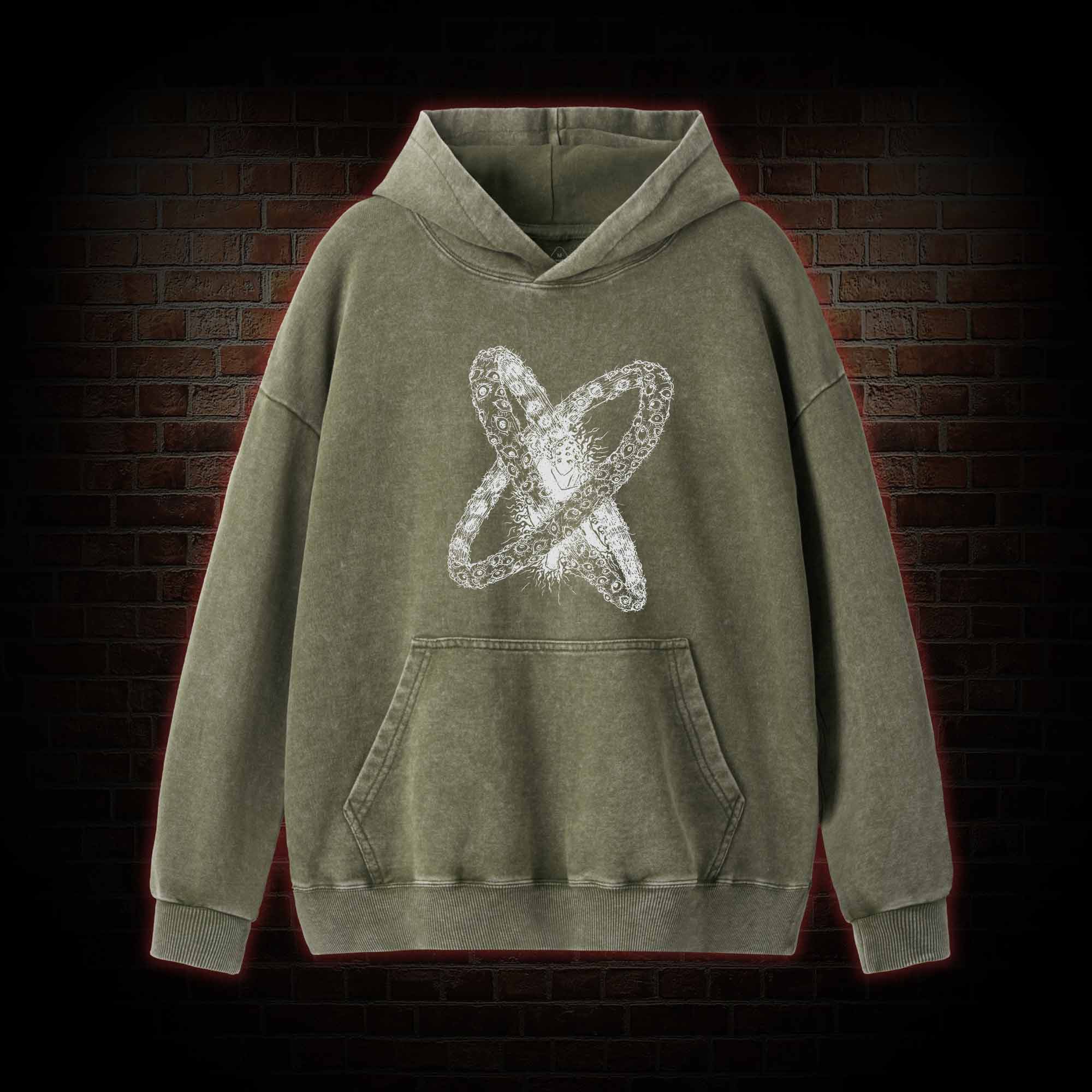 Biblically Accurate Angel Washed Hoodie