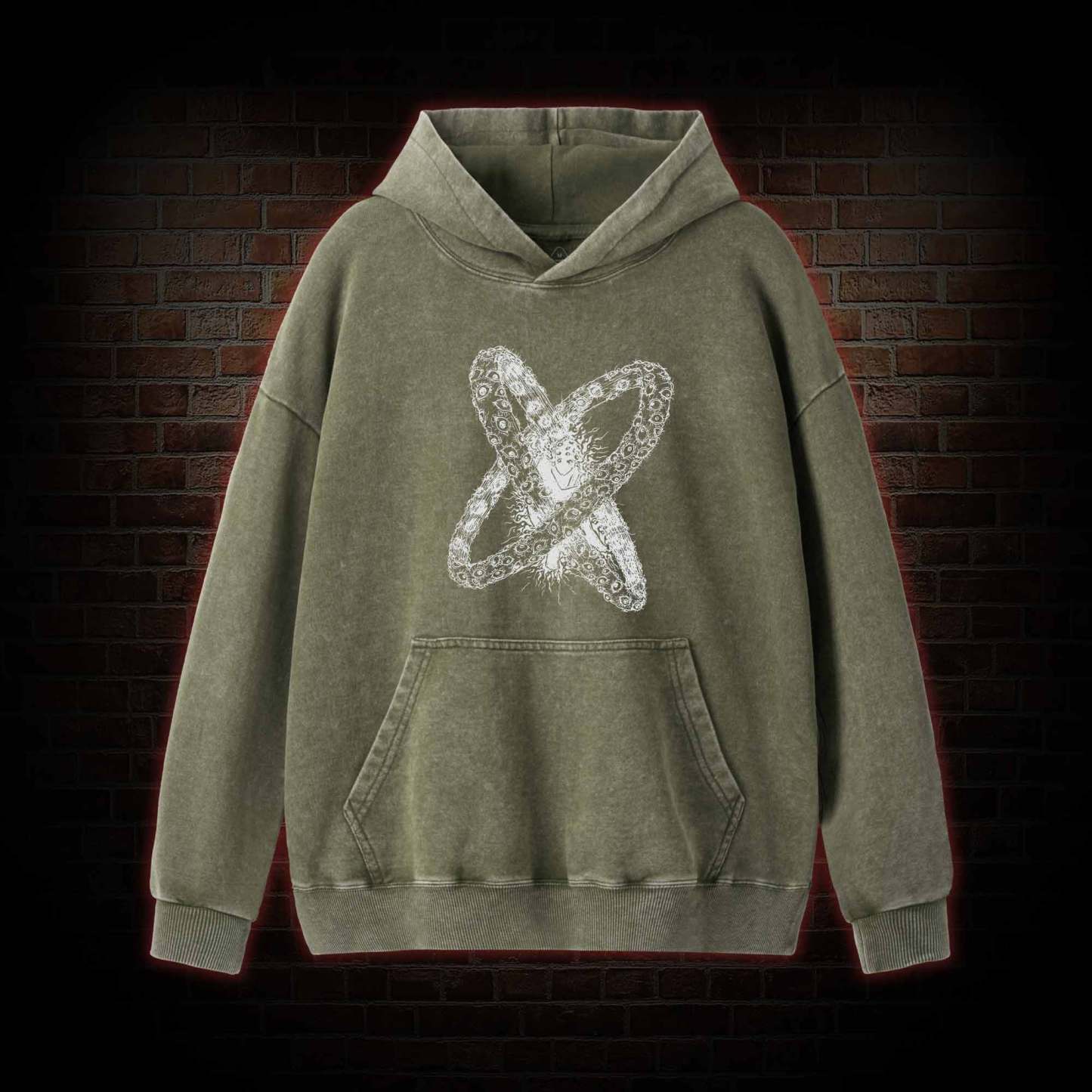Biblically Accurate Angel Washed Hoodie