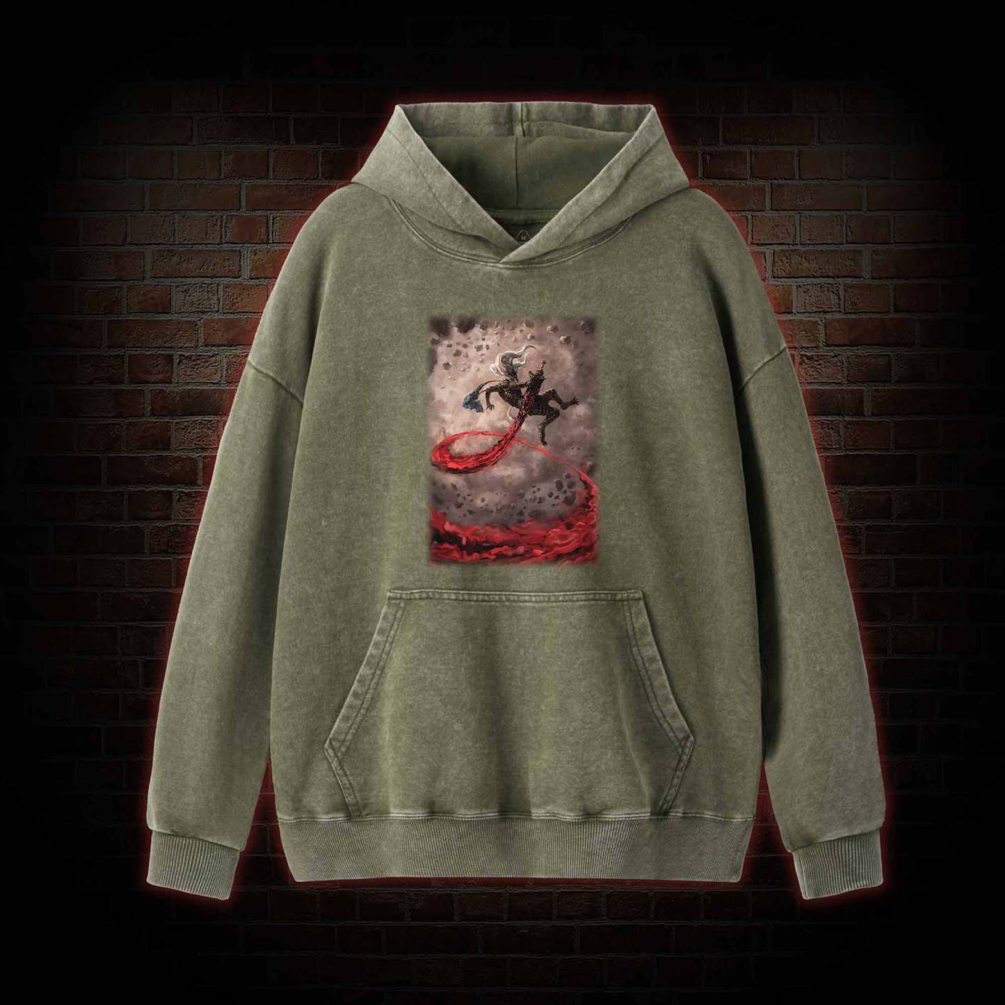 Blood Sword Washed Hoodie