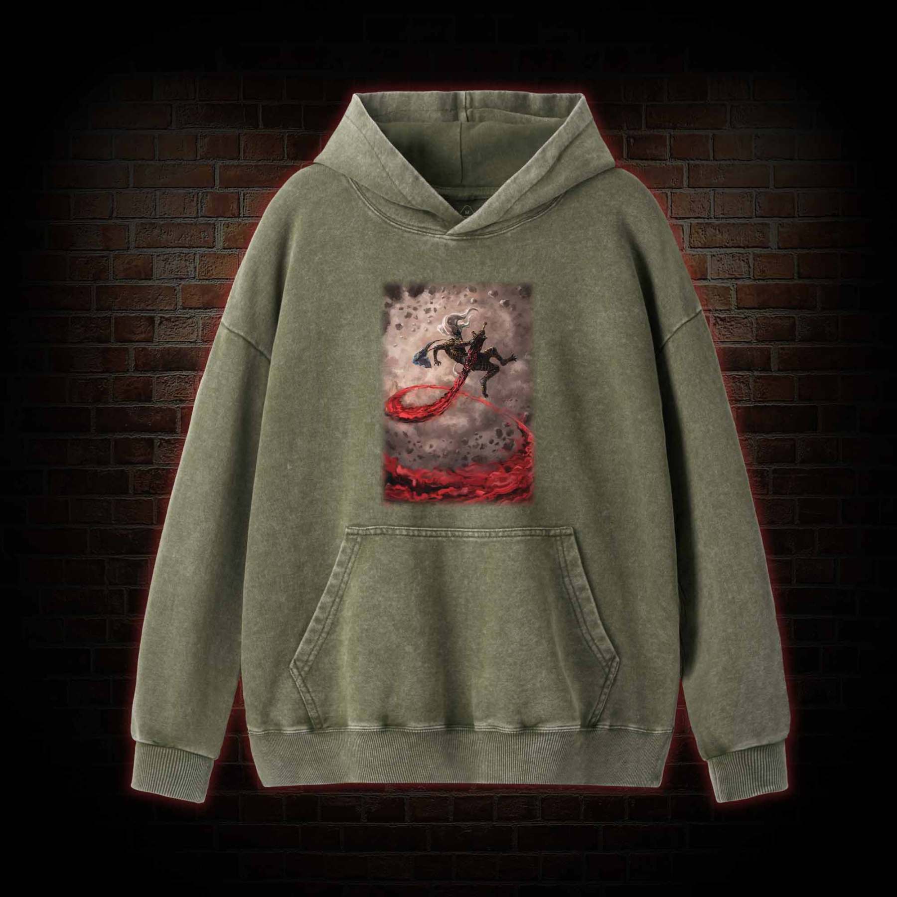 Blood Sword Washed Hoodie