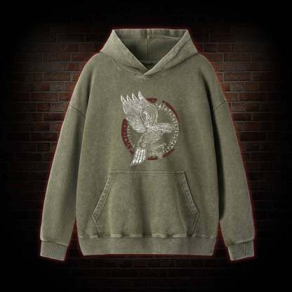Odin's Raven Washed Hoodie