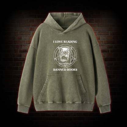 Evil Reader Washed Hoodie
