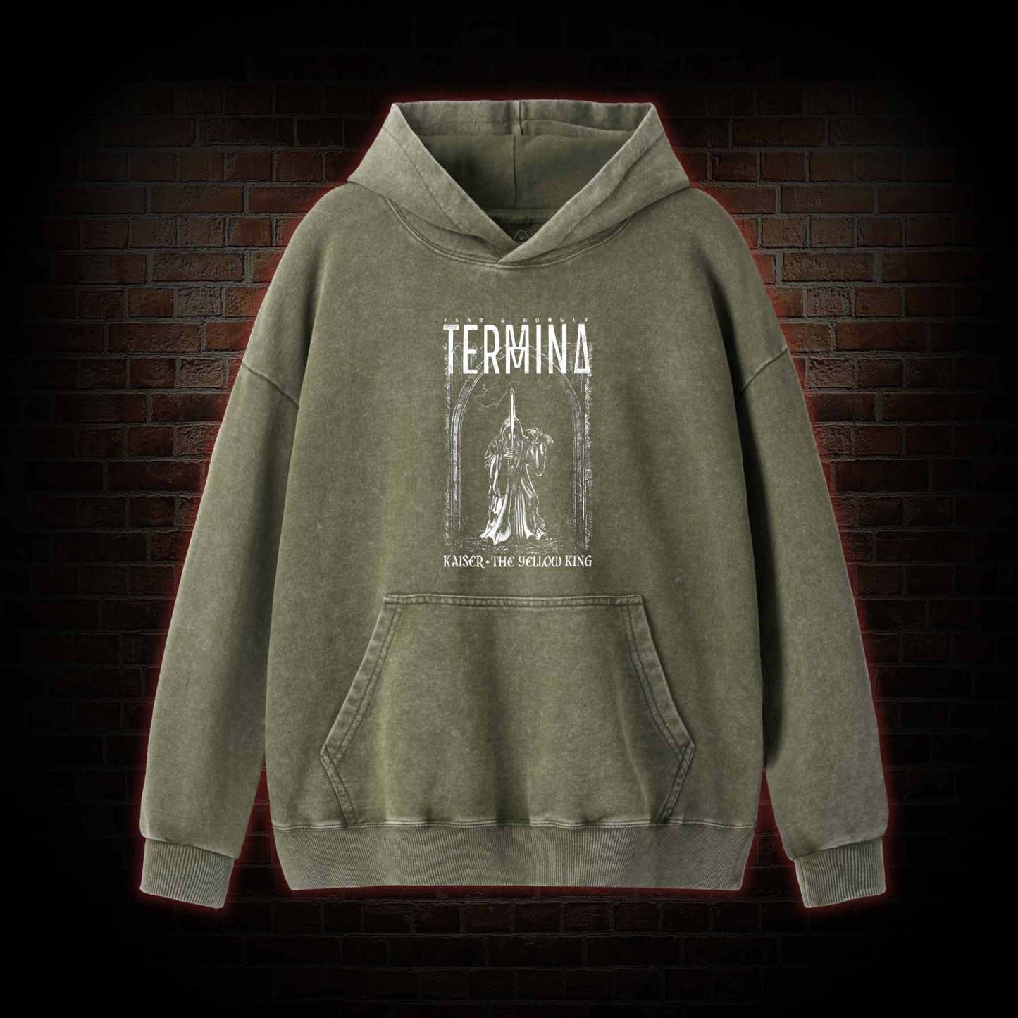 Termina Kaiser The Yellow King Washed Hoodie