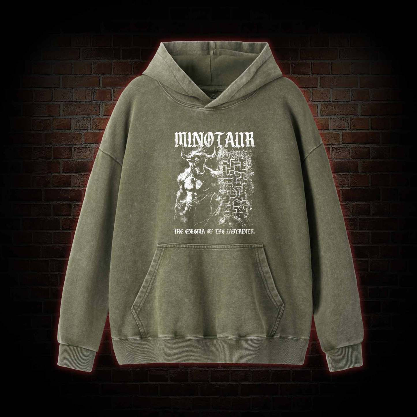 Minotaur Washed Hoodie