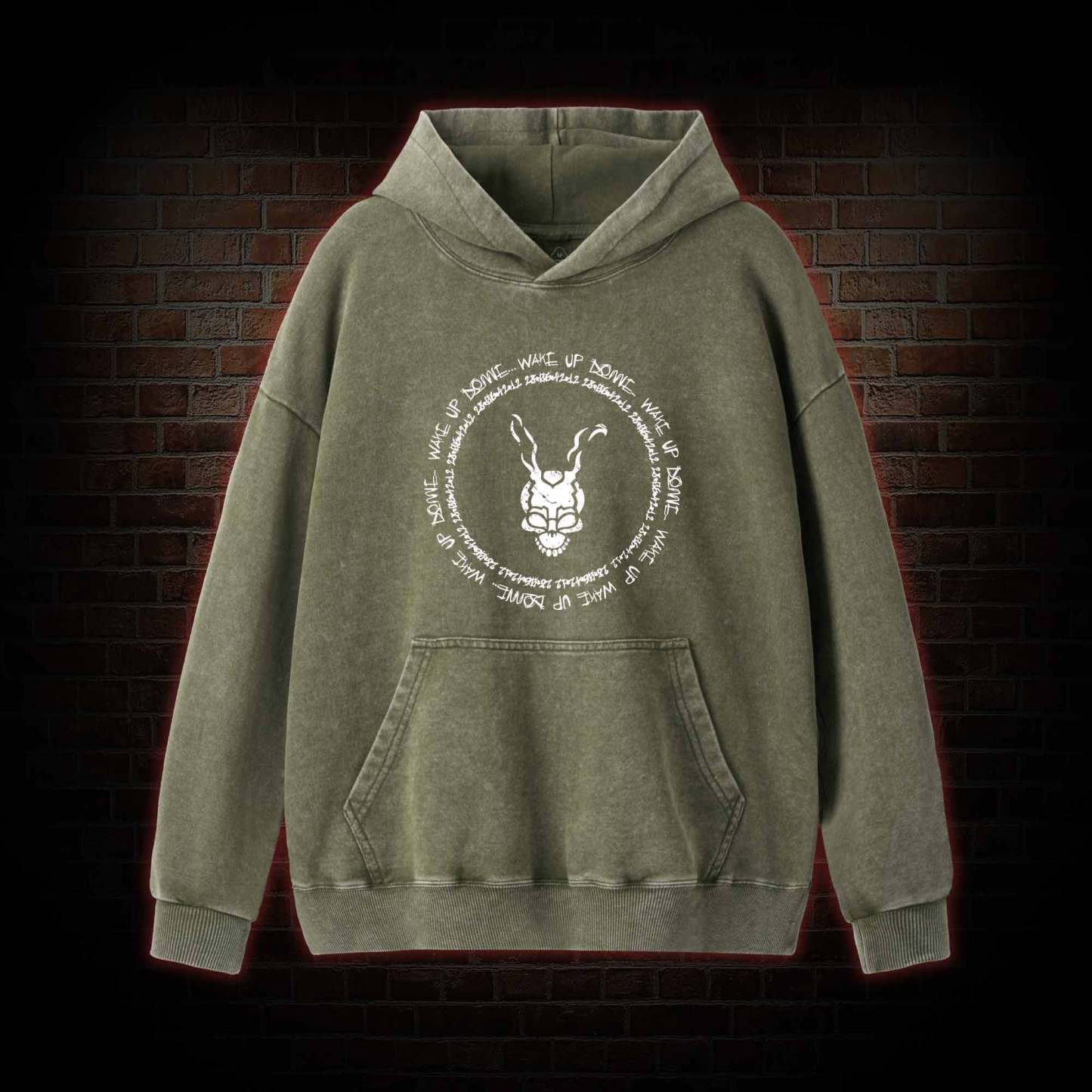 Wake Up Donnie Washed Hoodie