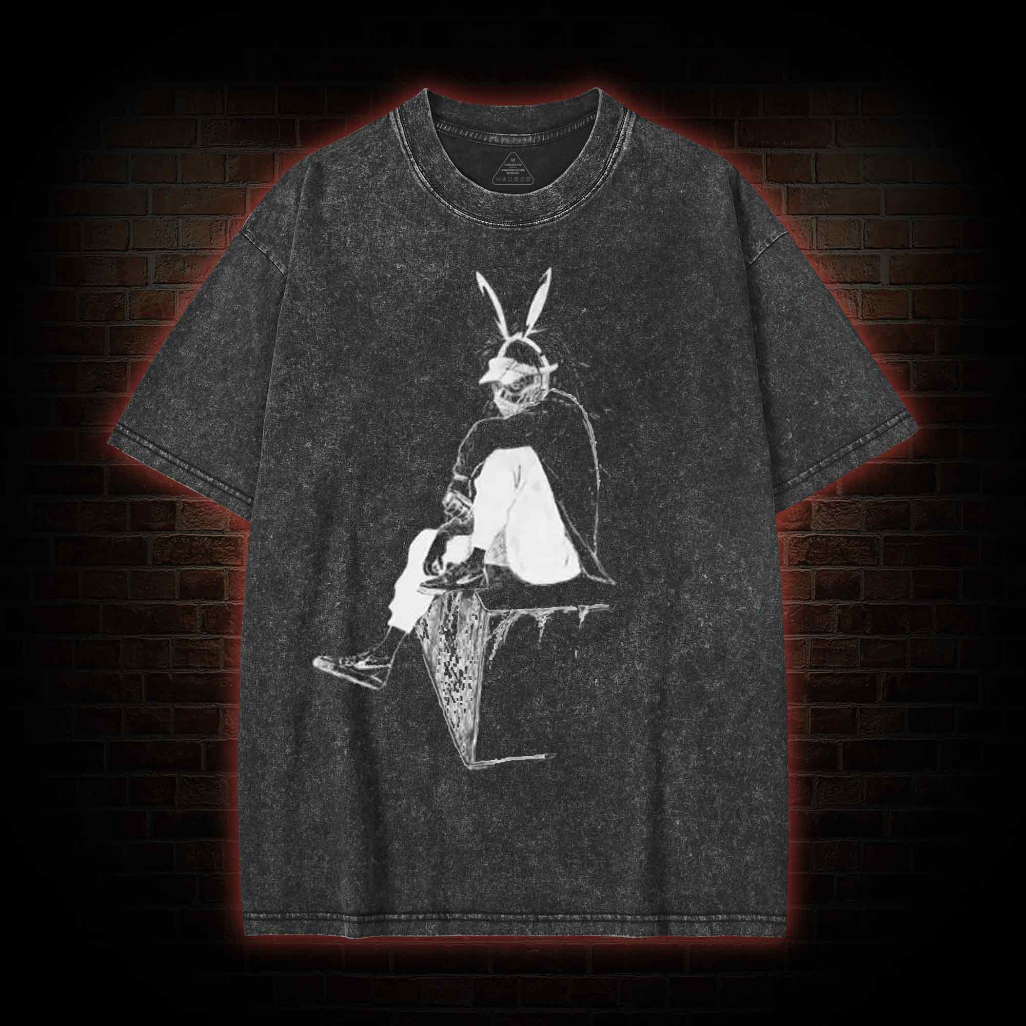 UNISEX Bunny Nikaido  Washed T-Shirt