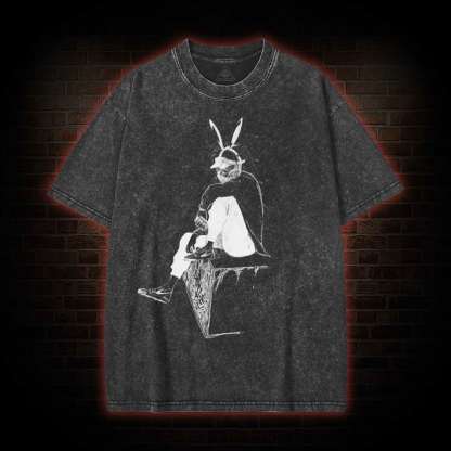 UNISEX Bunny Nikaido  Washed T-Shirt