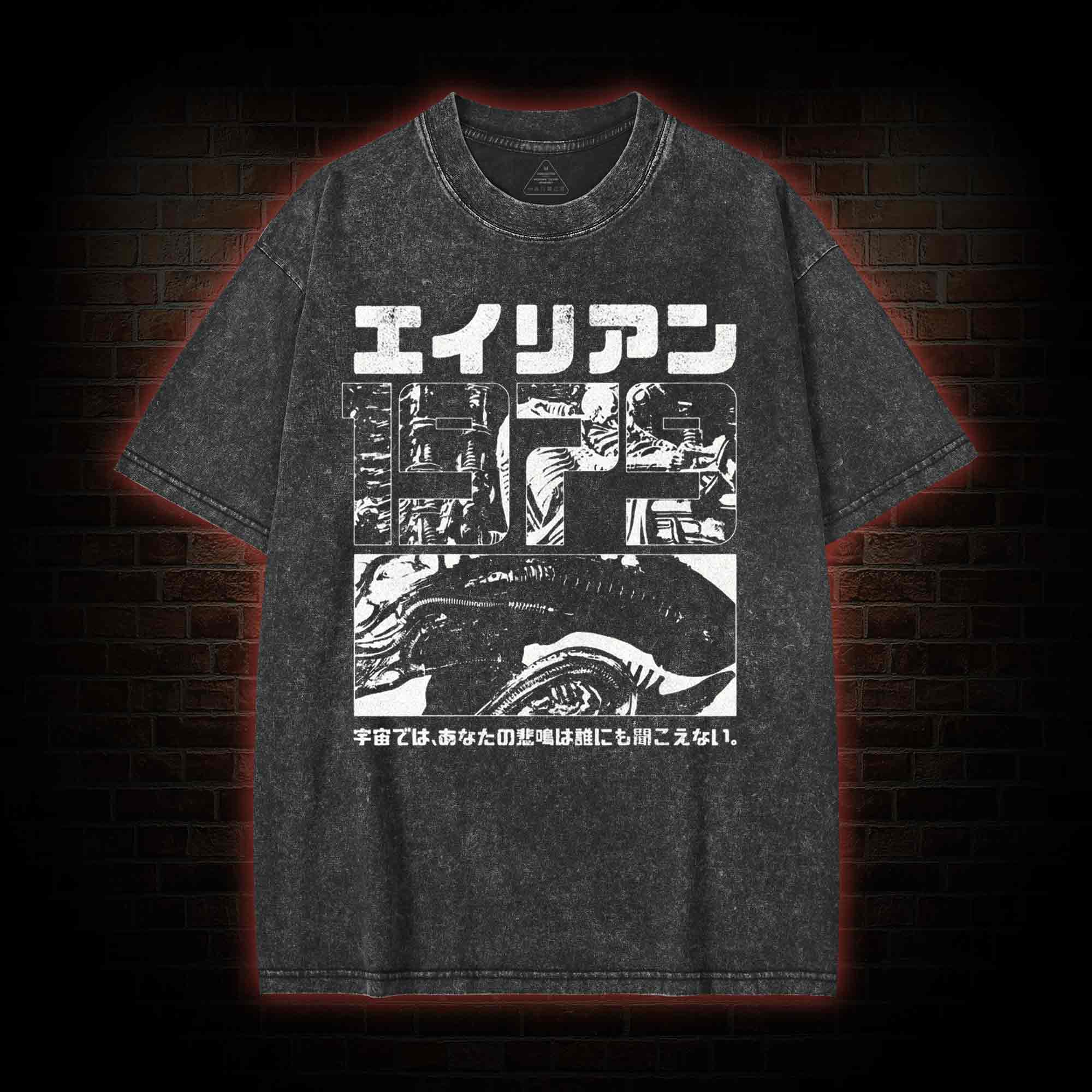 Alien Japanese Vintage Washed T-shirt