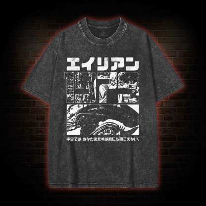 Alien Japanese Vintage Washed T-shirt
