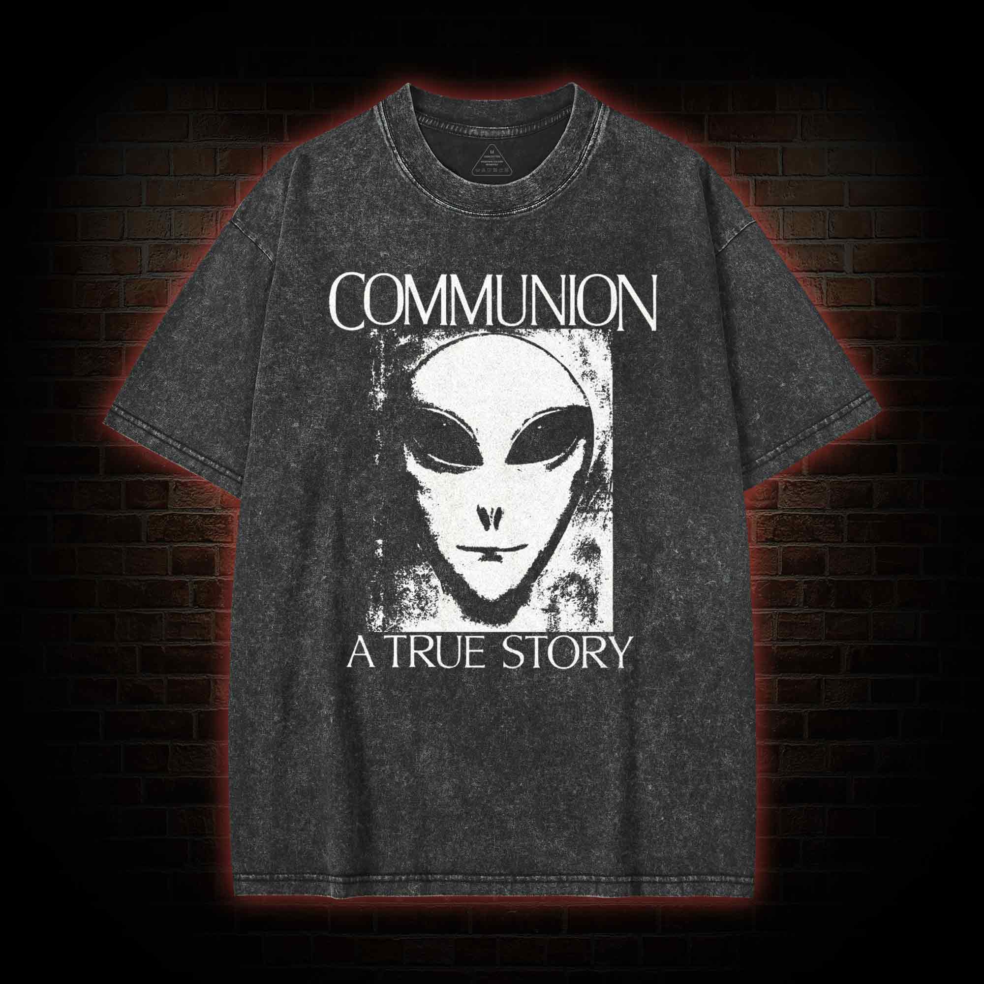 Communion a True Story Washed T-shirt