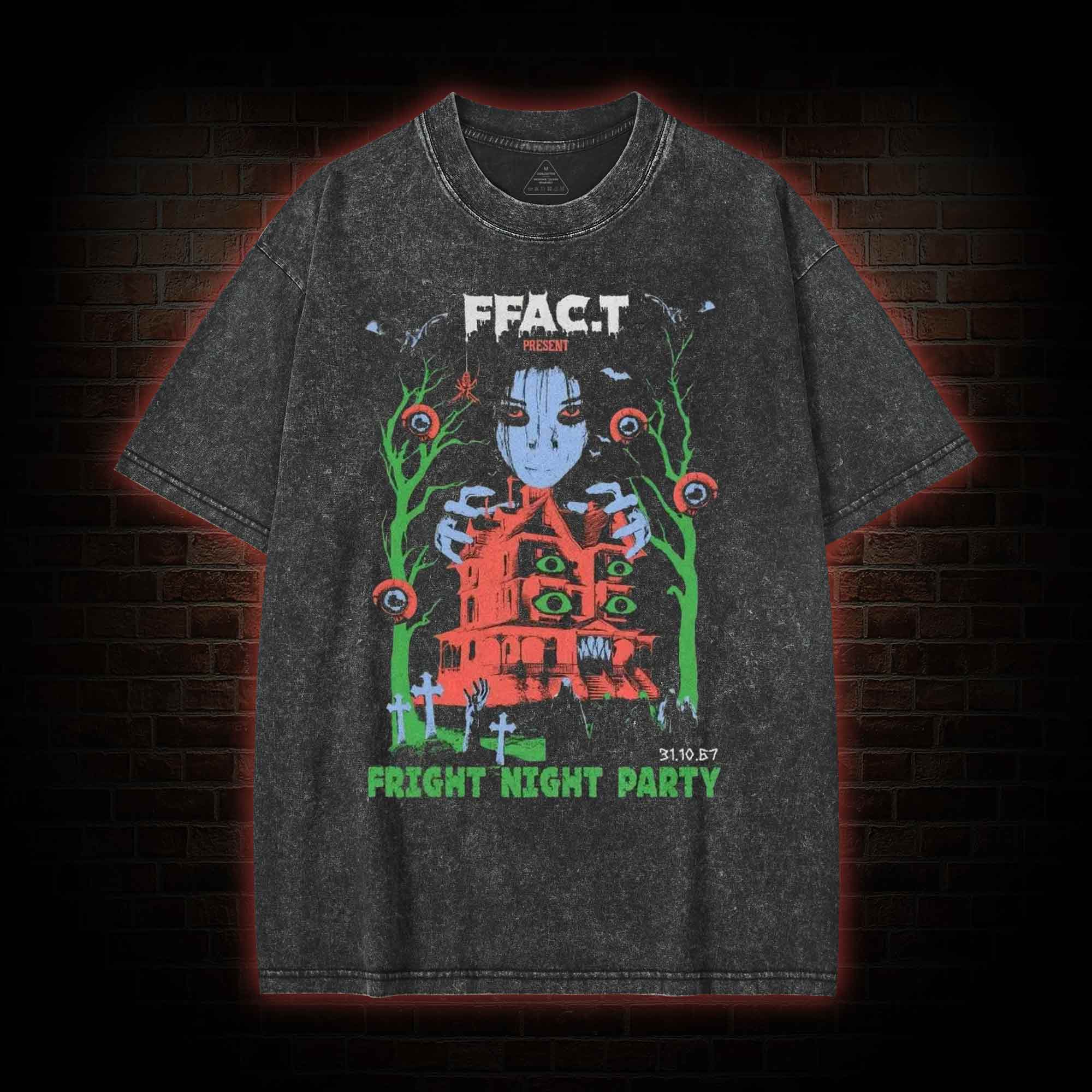 Fright Night Party Washed T-shirt