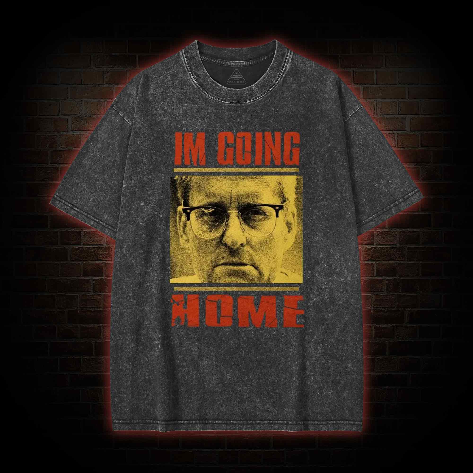 I'm Going Home Washed T-shirt