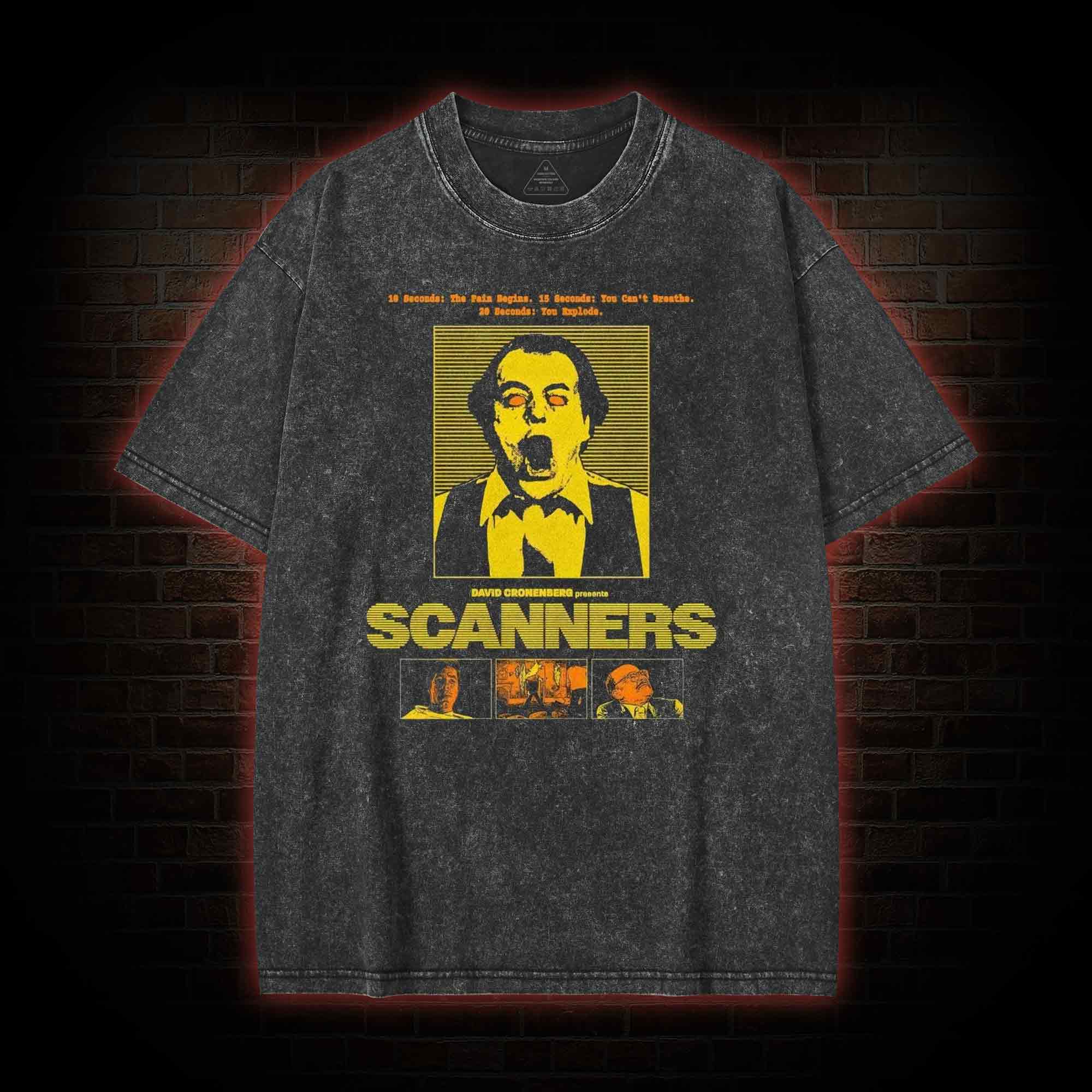 Scanning Washed T-shirt