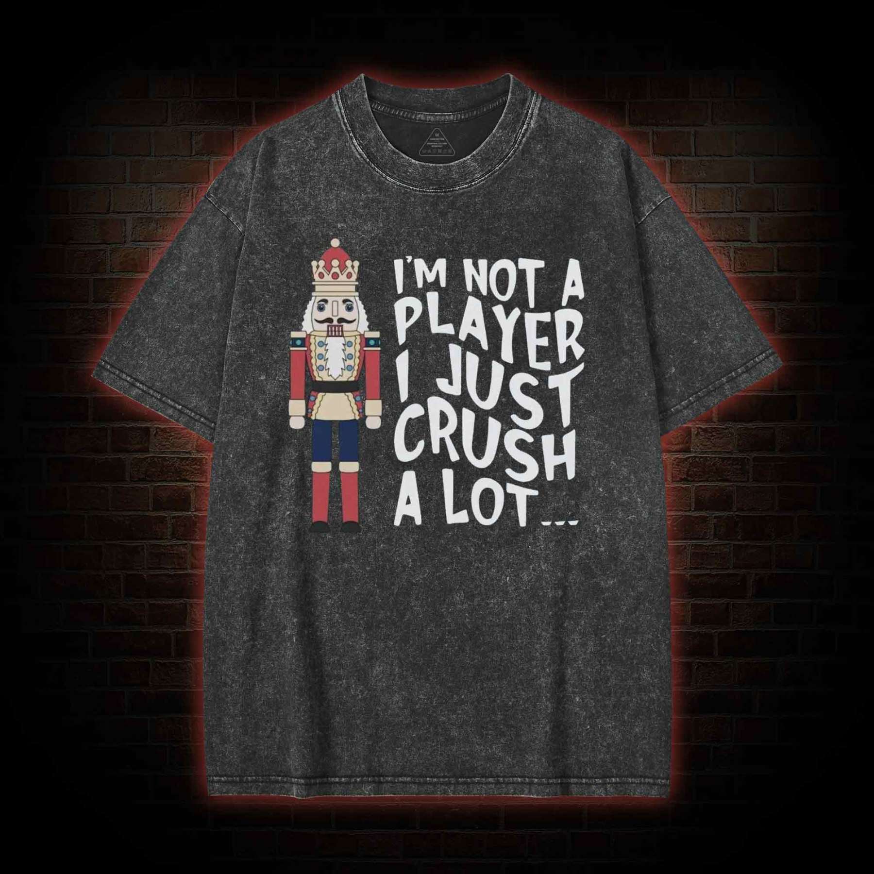 Christmas Nutcracker Washed T-shirt