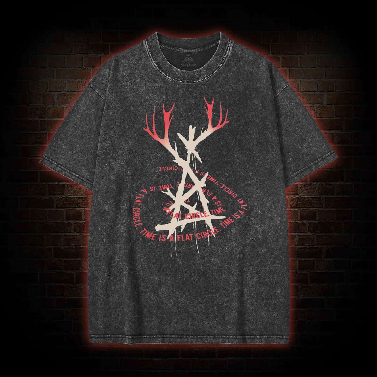 Time is a Flat Circle Washed T-shirt