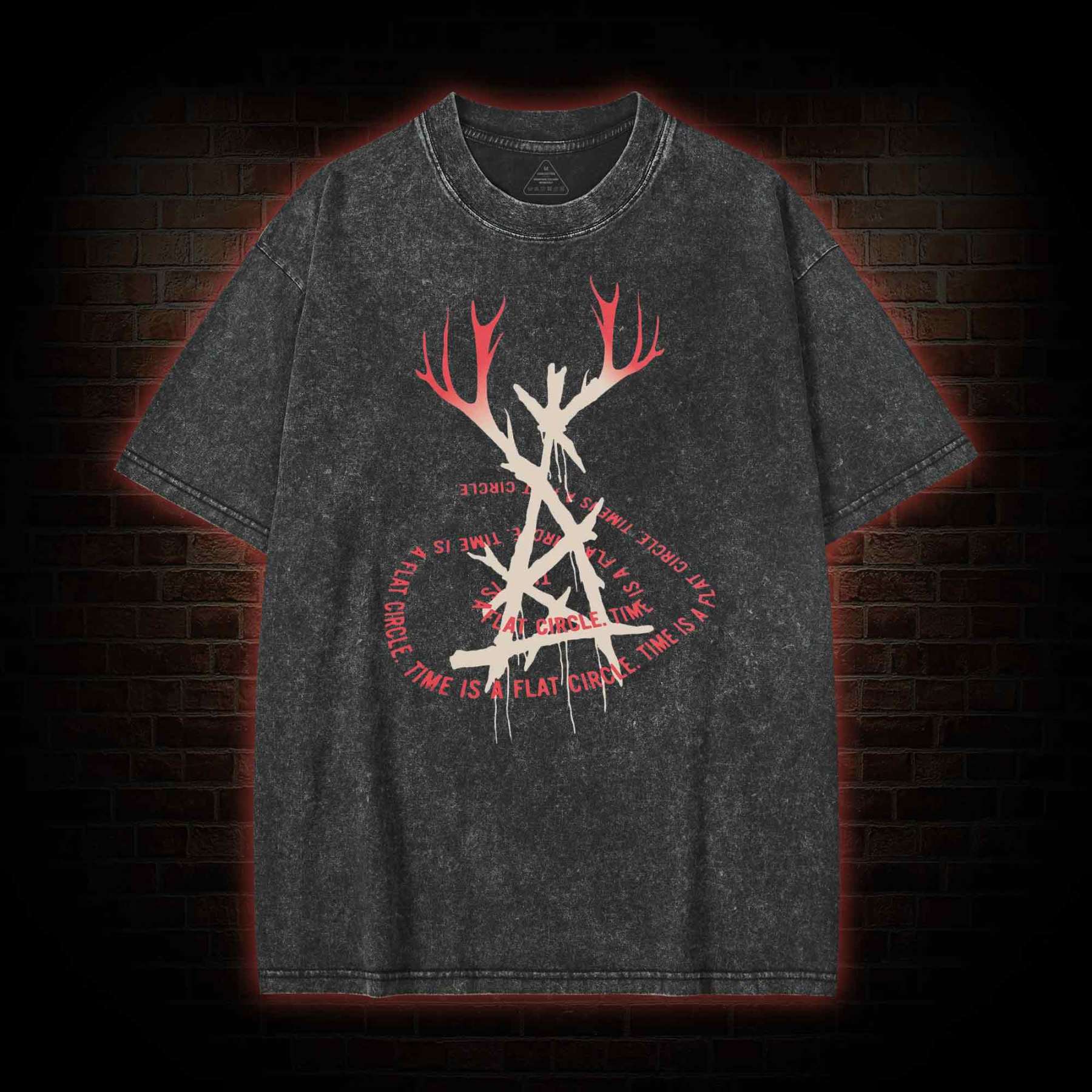 Time is a Flat Circle Washed T-shirt