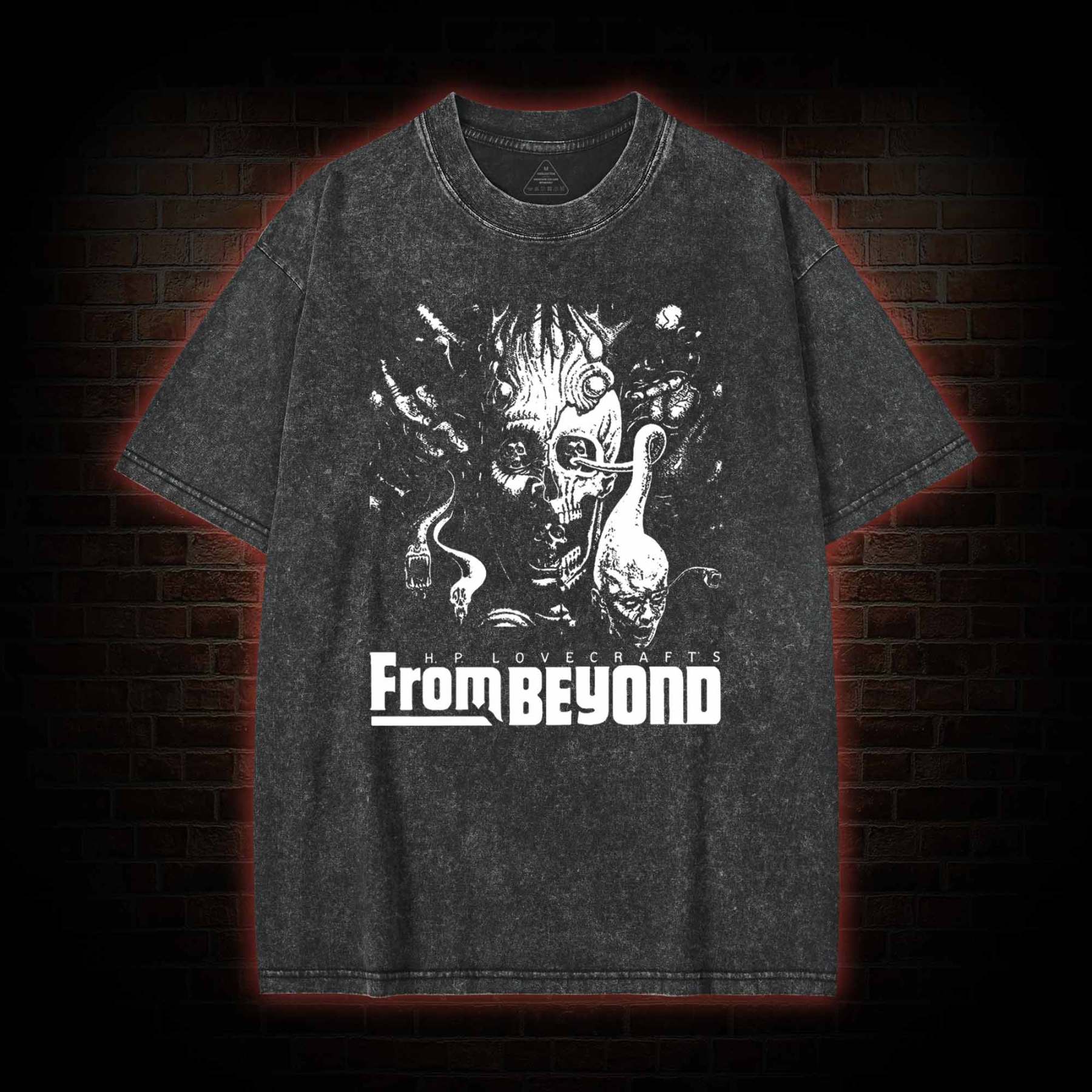 Humans are Such an Easy Prey Horror Washed T-shirt