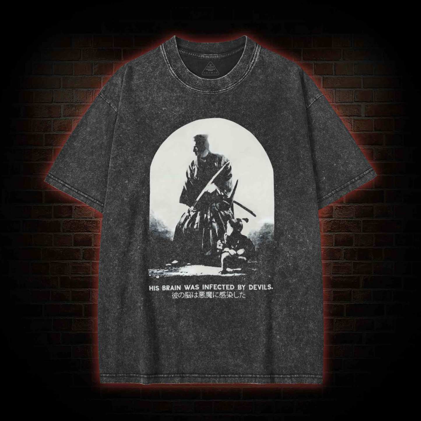 Infected by Devils Washed T-Shirt