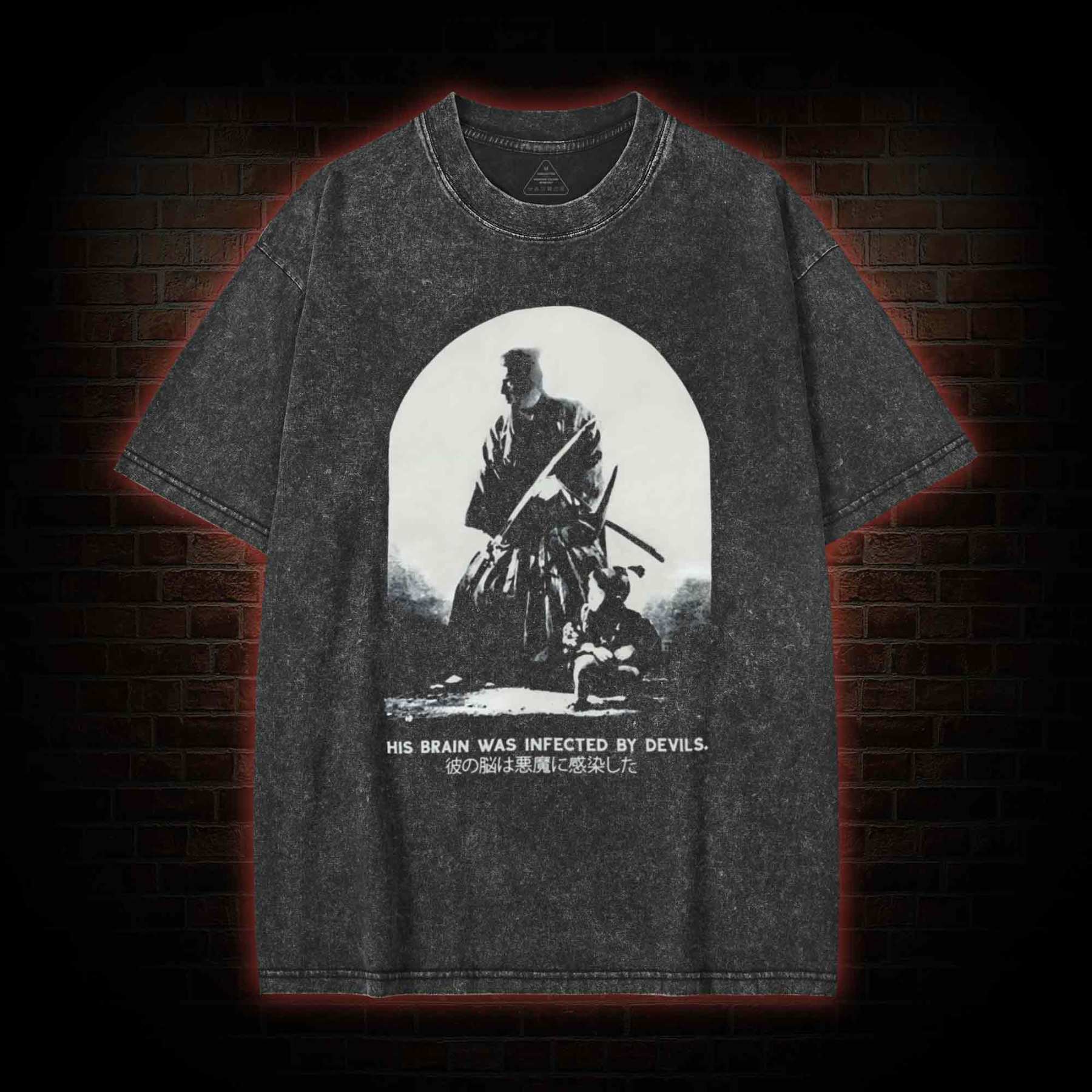 Infected by Devils Washed T-Shirt