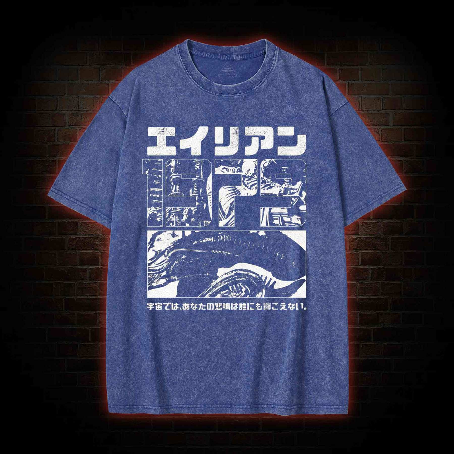 Alien Japanese Vintage Washed T-shirt