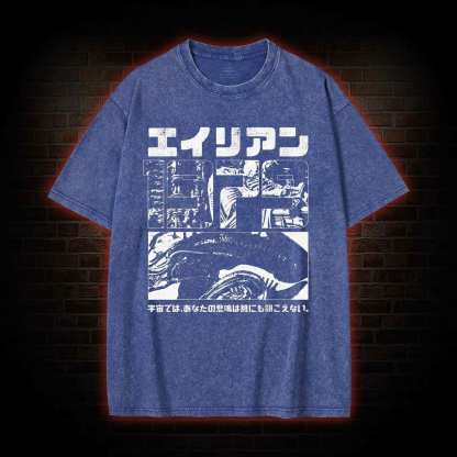 Alien Japanese Vintage Washed T-shirt