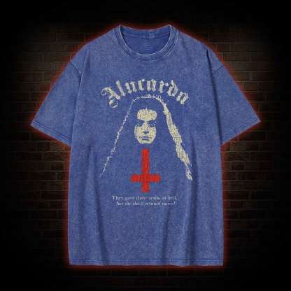 But Devil Wanted More Washed T-shirt