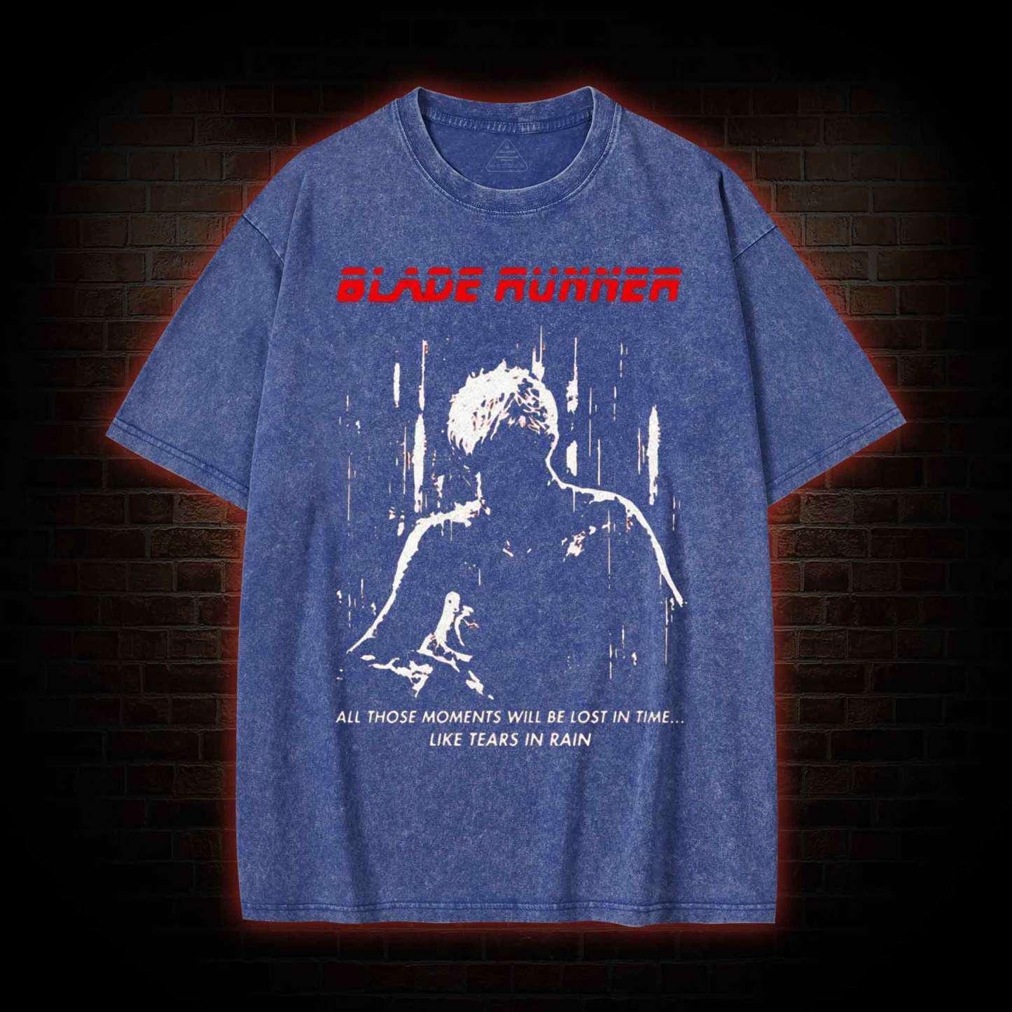 Retro All Those Moments Will be Lost in Time Washed T-shirt