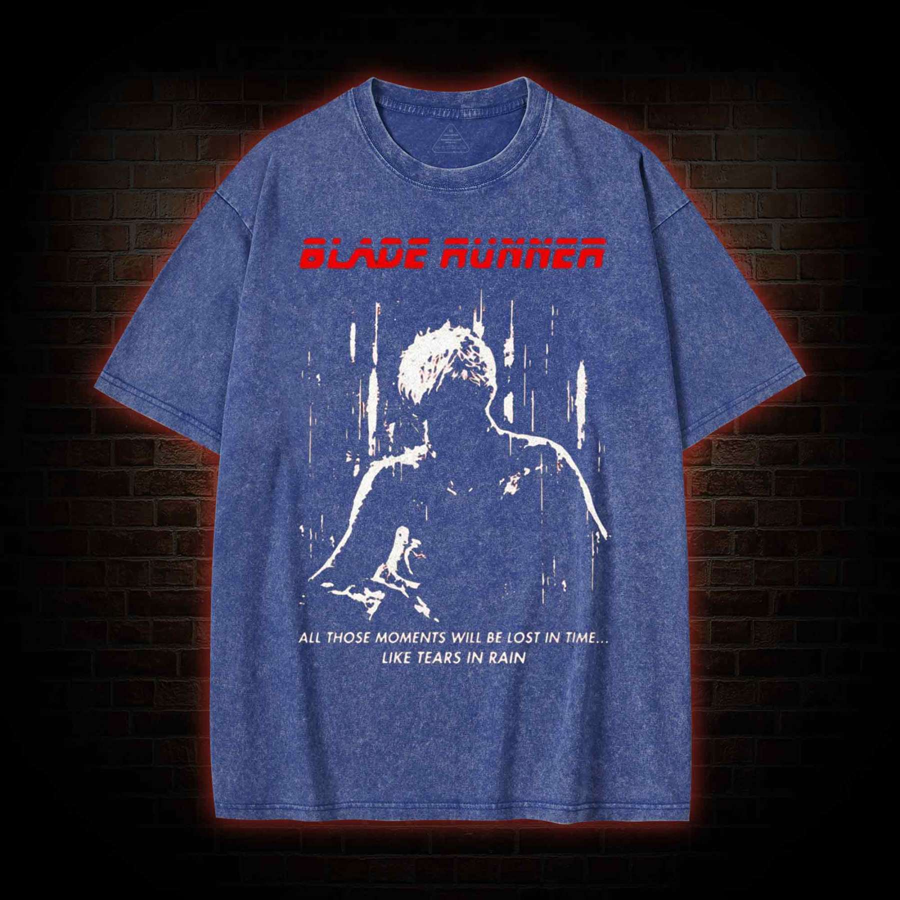 Retro All Those Moments Will be Lost in Time Washed T-shirt